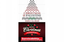 Christmas is Palestine Where It All Began | Merry Christmas & Happy New Year From The Survivability News Family To You All.