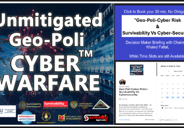 For Immediate Release – “Geo-Poli-Cyber Warfare Risks & Survivability Vs Cybersecurity Online Briefings are Launched by MLi Group. | Briefings will be Conducted by Chairman Khaled Fattal and are “No Obligation” Based.