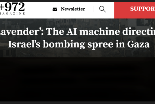 New Evidence of Israel’s Genocidal Intent Uncovered. | IDF Used “AI Lavender” to Kill Large Numbers of Palestinian Civilians & Targeting Hamas Fighters Raising its Cold Killing Efficiency to Unprecedented Heights.