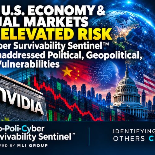 Exclusive: NVIDIA, U.S. Economy & Financial Markets Under Elevated Risk. | Geo-Poli-Cyber Survivability Sentinel™ Uncovers Unaddressed Political, Geopolitical, Cyber & AI Vulnerabilities.